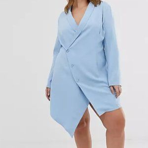 Blue Relaxed fit tux/blazer dress (unworn)